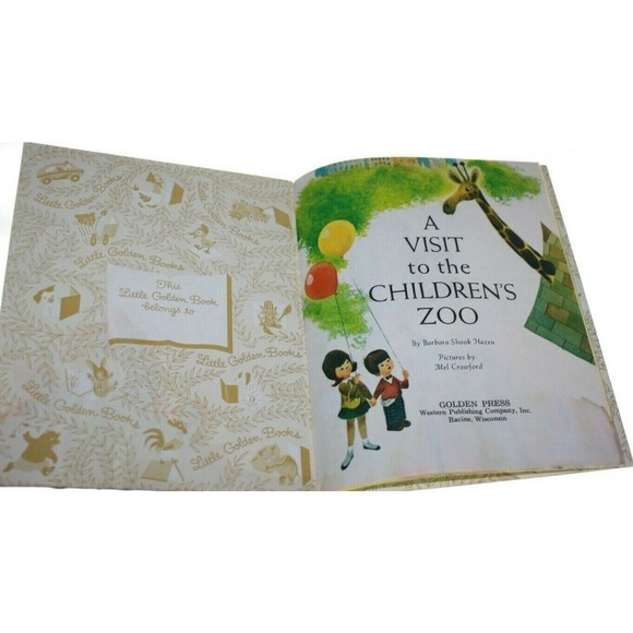 Vintage 1963 A Little Golden Book, A Visit to the Children's Zoo B.Hazen - Picture 2 of 4